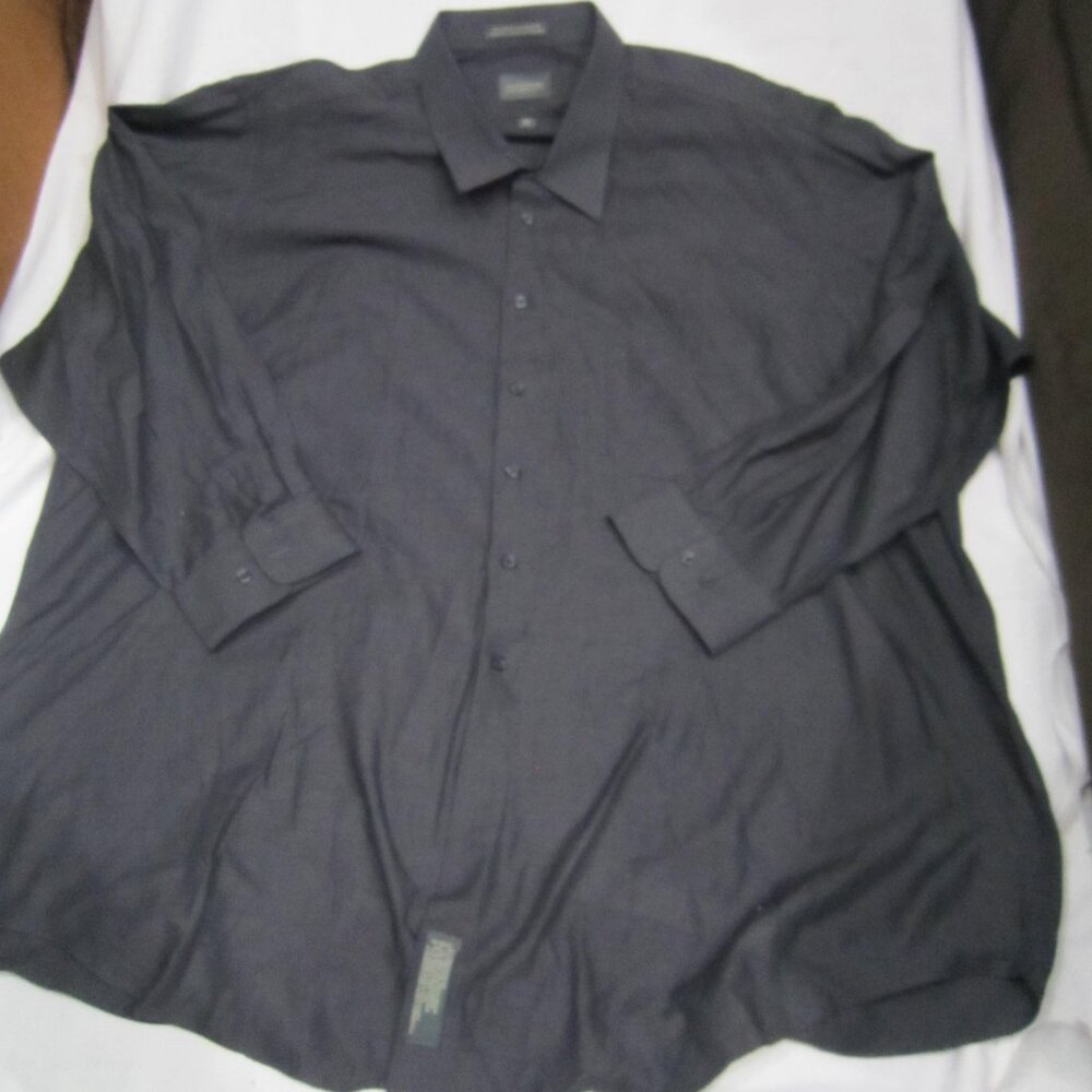 Menswear: Alexander Lloyd, Black with white dots Men's Shirt sz.BIG 20 34/35